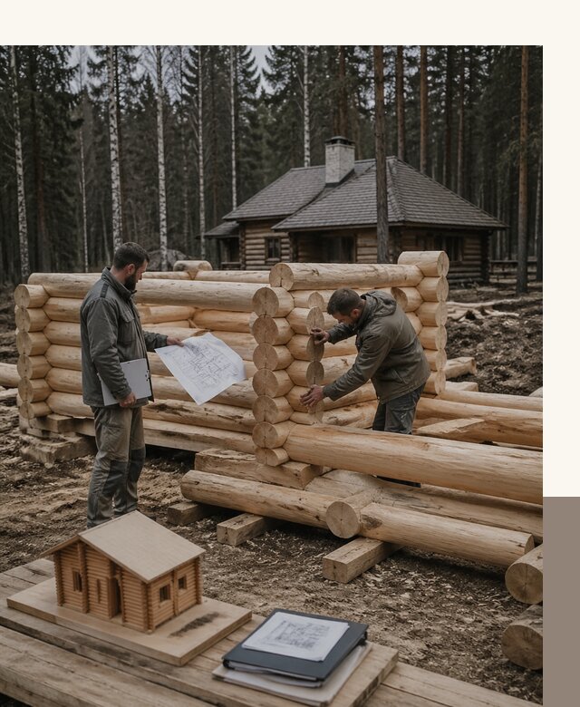 Проектирование и строительство домов из бревна в Алапаевске